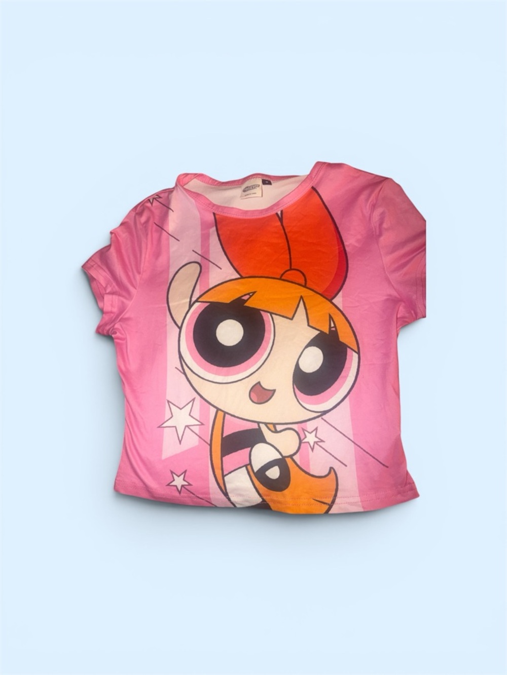 Girls Pink Blossom Powerpuff Graphic Tee
